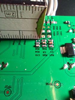 Missing SMD component on ADC/NTC lines - COSORI Dual Blaze CAF-P583S-KEU (E01 error)