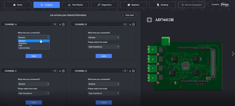 Konfigurowalny programowo interfejs I/O AD74412R od Analog Devices