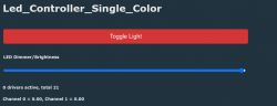 [BK7231N / CB3S] Tuya Generic ih001 Led Controller Single Color
