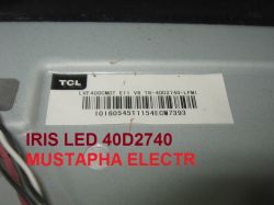 IRIS LED 40D2740 (NAND) Dump - 40-MSO8BP-MAC2HG Main Board, LVF400CMOT E11 Panel, RT809H