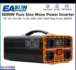 Przetwornica EASUN Power 9000W z ekranem LCD i czterema gniazdami wyjściowymi