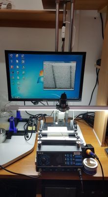 Mikroskop DIY do lutowania i inspekcji smd