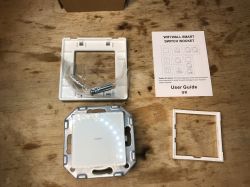 WiFi Wall Switch Set WiFi wall switch set with manual and mounting components