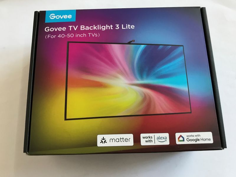 Practical test of the Govee TV Backlight 3 Lite - simple and effective LED lighting for your TV