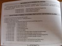 Alarm LOGIC LC4 w Ford Fiesta mk7 - wzbudzenie przy deszczu, kod 11 (drzwi)