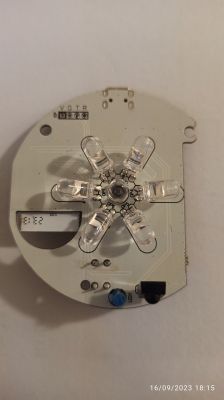 Electronic module of an IR Blaster with LED diodes.