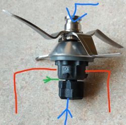Thermomix TM5 cieknie przy uszczelce noża po wymianie uszczelki