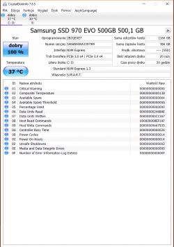 hdd w nowym laptopie - airflow temperature failure, hdtune sugeruje wymiane