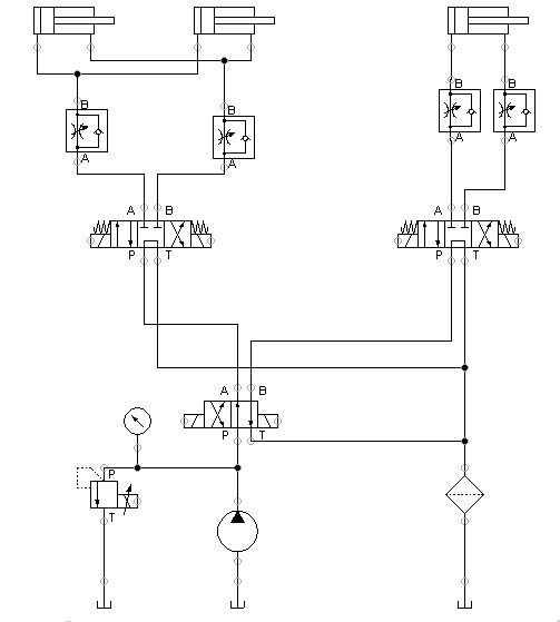 Prasa hydrauliczna Schemat Prasa hydrauliczna Schemat