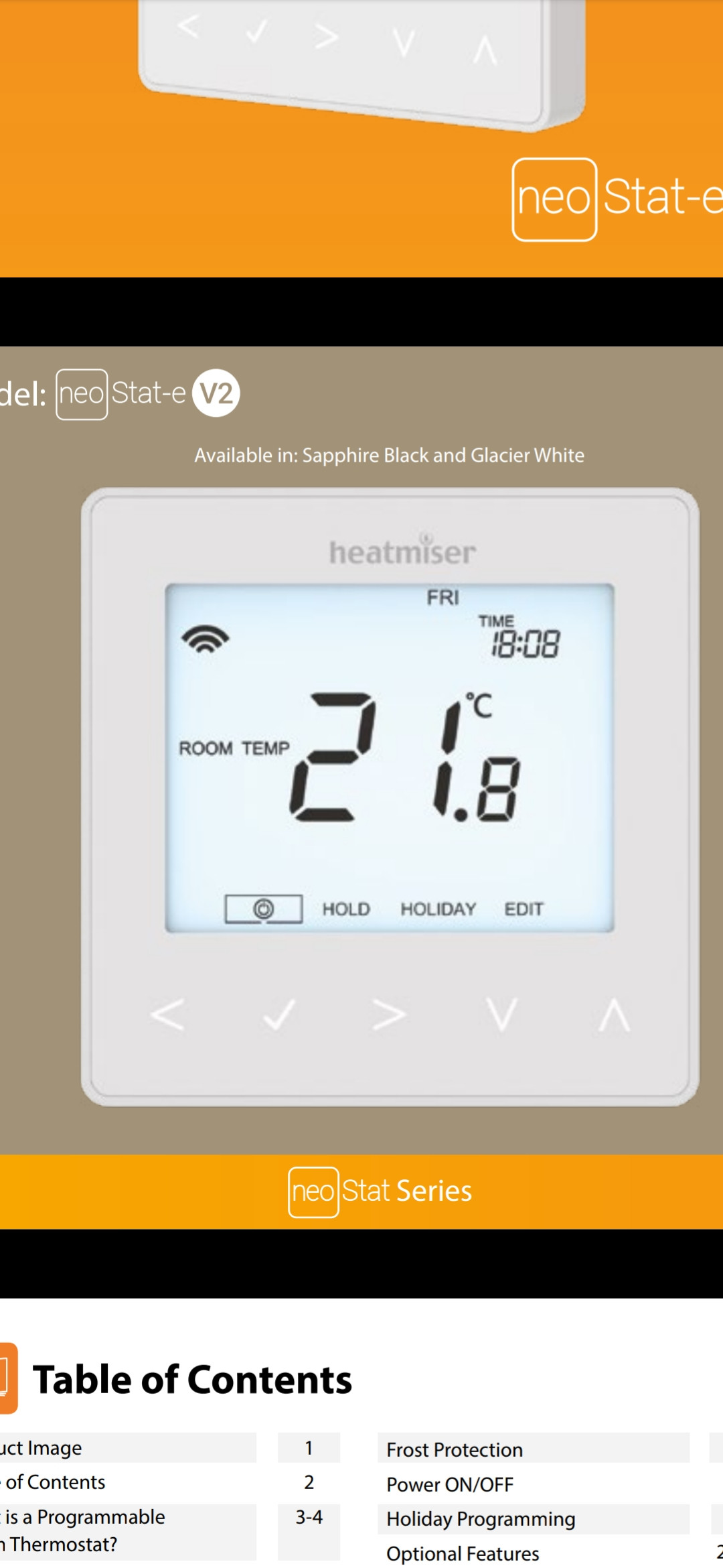 [Sprzedam] Wyświetlacz panel przedni termostat Heatmiser neoStat-e V2