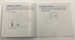 Instrukcja obsługi routera z grafiką podłączenia zasilania i konfiguracji Wi-Fi