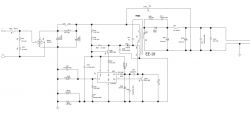 Electrical schematic of the original power supply.