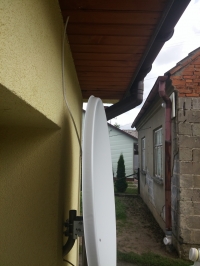 digital polsat / 90 antenna - weak signal from the antenna 66%