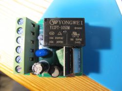YONGWEI Y12FT-105DM relay on a circuit board.