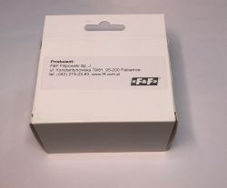 White box with F&amp;F Filipowski Sp. J. manufacturer label.