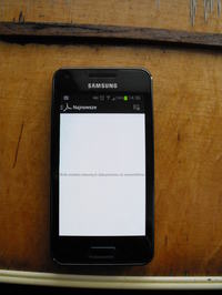 Samsung Galaxy S Advance - Smuga na ekranie Samsung Galaxy S Advance - Smuga na ekranie