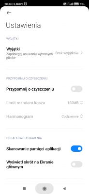Jak wyłączyć powiadomienia po aktualizacji MIUI 12.5.15 na Redmi Note 8 Pro?