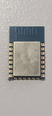 Electronic chip from a ceiling light, without visible markings.