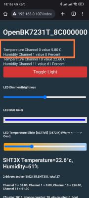 [BK7231T/WBLC5] How to attach SHT30 sensor to smart Tuya LED?