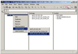Jak dodać nową obudowę (Alps_EC12E_SW_PION_OK) do biblioteki w Eagle?