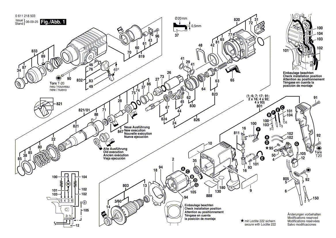 Gbh 2 24 dsr bohrfutter wechseln