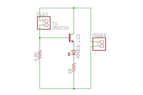 Ściemniacz diody LED na giętkiej "płytce drukowanej"