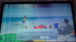 Samsung UE40D5000 - zniekształcony obraz, analiza napięć TCON Samsung UE40D5000 - zniekształcony obraz, analiza napięć TCON