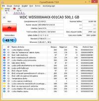 WDC WD5000AAKX - odzysk danych i naprawa