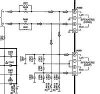 Panasonic SA-AK25 brak sygnału audio dla głośników niskotonowych