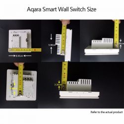 Installation of the smart Xiao Mi Aqara switch - dimensions of the box