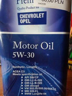 Mieszanie olejów silnikowych w Polo 9n 1,4TDI - Motor Oil 5W30 ACEA C3 i Elf 5W30 ACEA C4