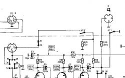 Schemat połączeń elektrycznych z zaznaczonym błędem w obwodzie.