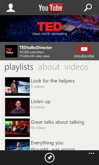 Aplikacja YouTube dla Windows Phone ponownie dostępna Aplikacja YouTube dla Windows Phone ponownie dostępna