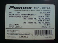 Wzmacniacz Pioneer 25 x 4 tzn rms - continous power ?