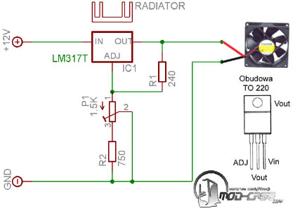 Ledy i regulator obrotów. Czy schemat dobry? Rezystory?