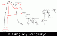 schemat diody led w rytm muzyki