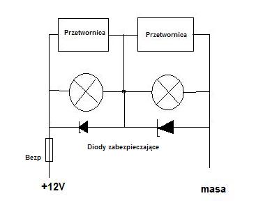 xenon połączony szeregowo