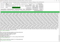 Screenshot of BK7231 Easy UART Flasher showing “Write success!” and flashing operation logs.