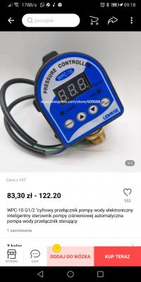 SPCO 755 W 230 V - Silnik pompy głębinowej nie startuje.