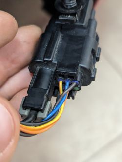 Schemat wiązki czujników parkowania przód Hyundai Santa Fe IV FL 2022