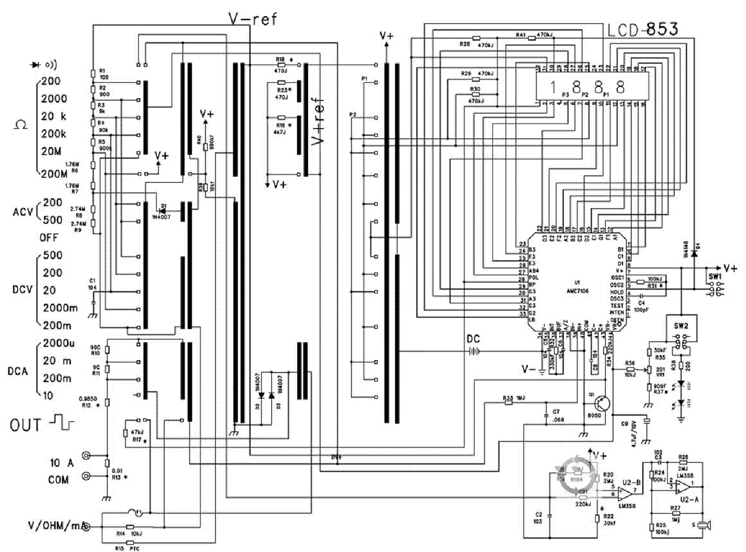 Uni t ut603 схема