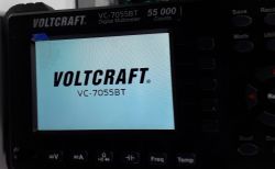 Naprawa multimetru Voltcraft VC-7055BT: Niekompletny ekran, poszukiwanie procedury serwisowej