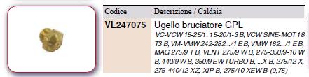Vaillant Geyser Mag 275/9 XTZW - potrzebne dysze na LPG