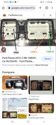 Potrzebny wsad do airbag ford focus mk3 2017 F1eT14B321CB 0285011993