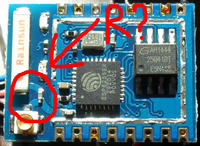 ESP8266-07 - how to solder the antenna socket to the ESP8266-12?