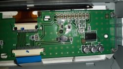 Avensis T25 wyświetlacz środko - Naprawa kontrastu wyświetlacza komputera pokład