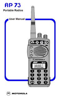 Motorola AP73 VHF UHF Tranciever