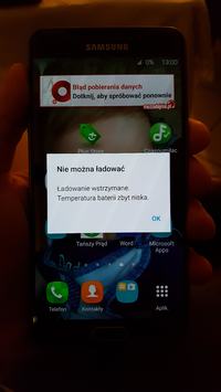 Galax A5 2016 - Charging paused. Battery temperature too low. Galax A5 2016 - Charging paused. Battery temperature too low.