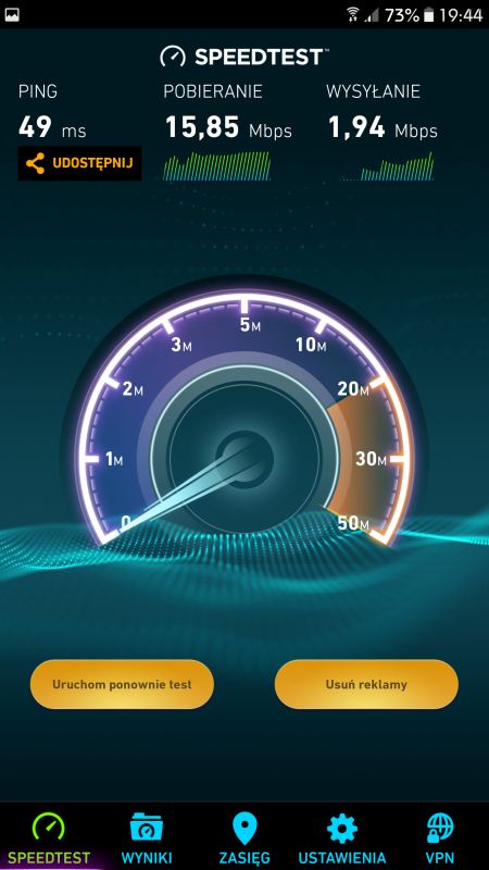 Niska prędkość internetu T-mobile do 20 Mb/s na routerze Huawei B525 - co robić?