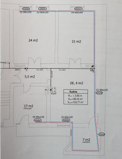 Ogrzewanie gazowe mieszkania w kamienicy, 100 m kwadratowych.